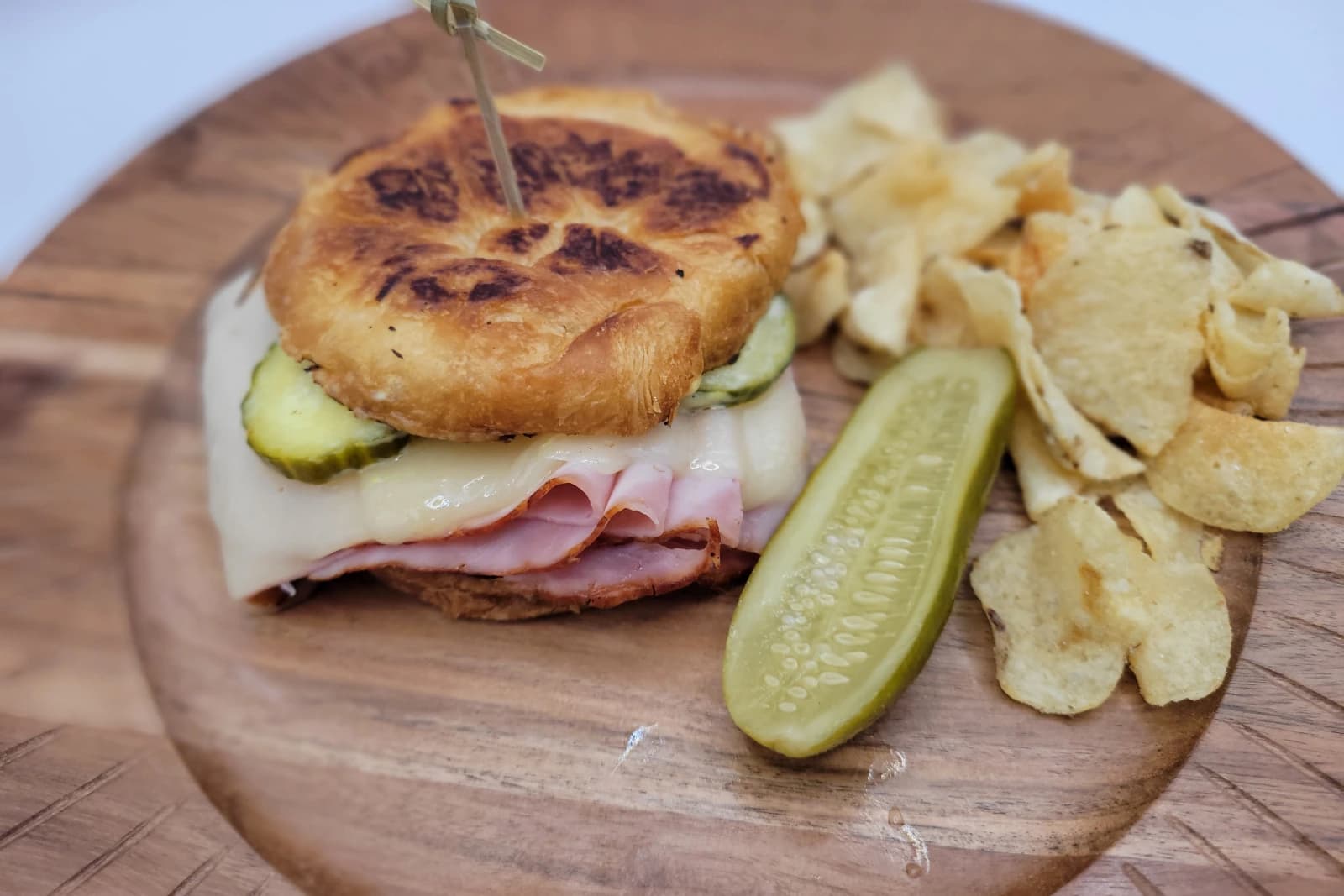 Ham and Swiss Croissant