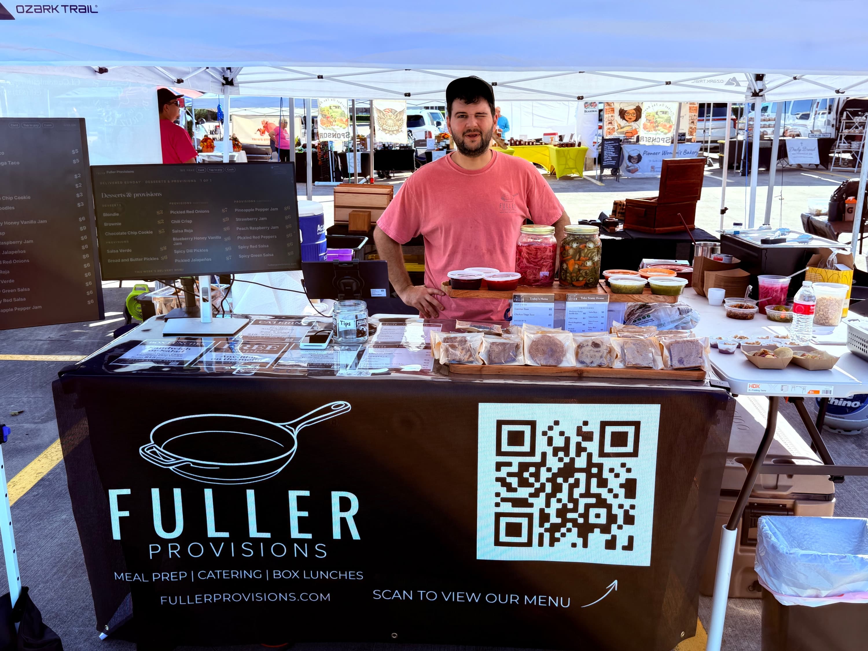 Booth at Market on the Bayou